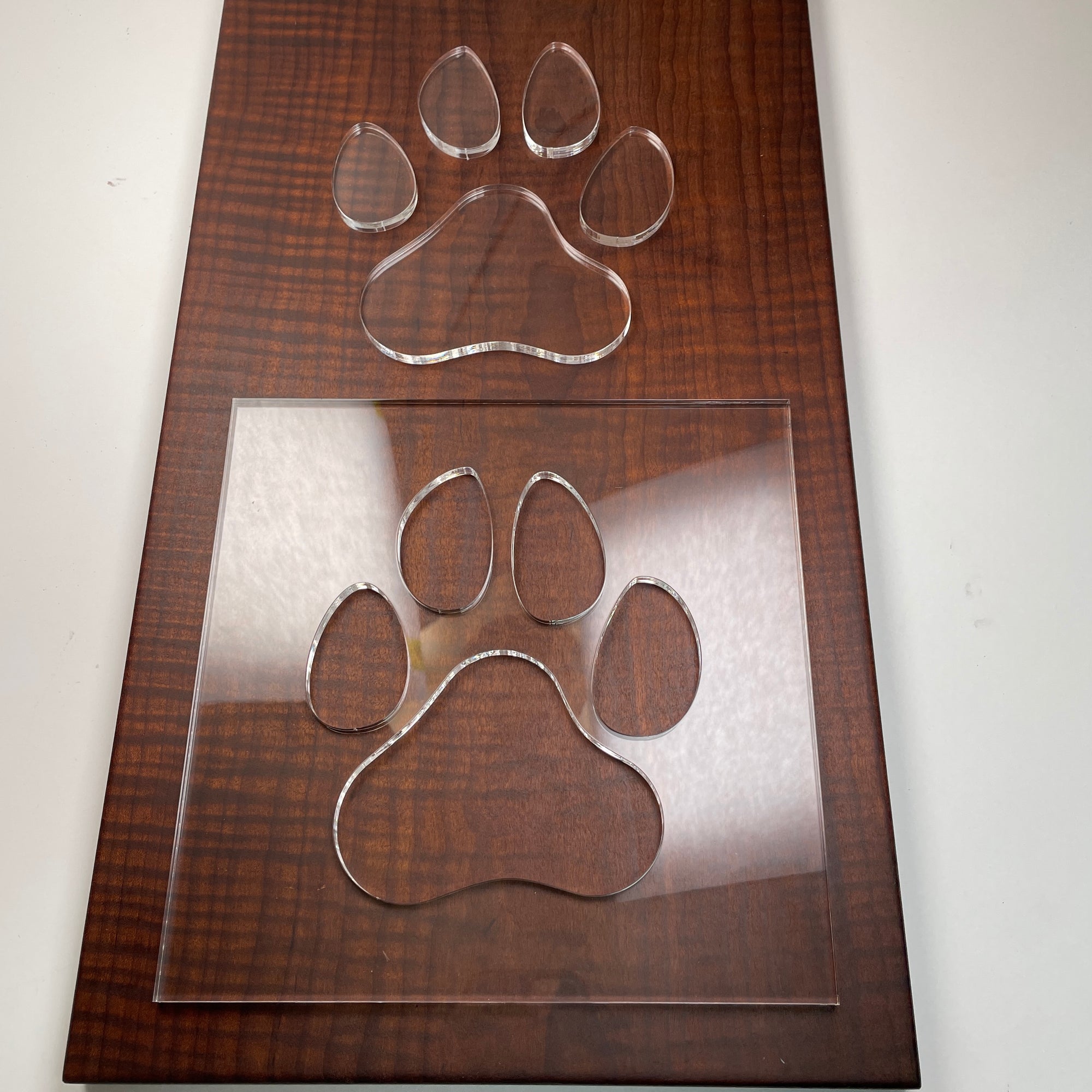 Paw Print Router Template