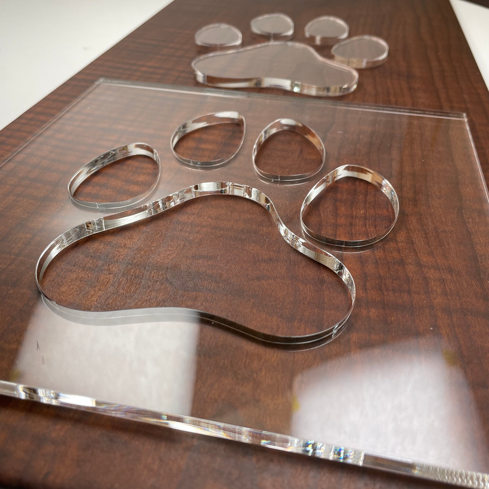 Paw Print Router Template
