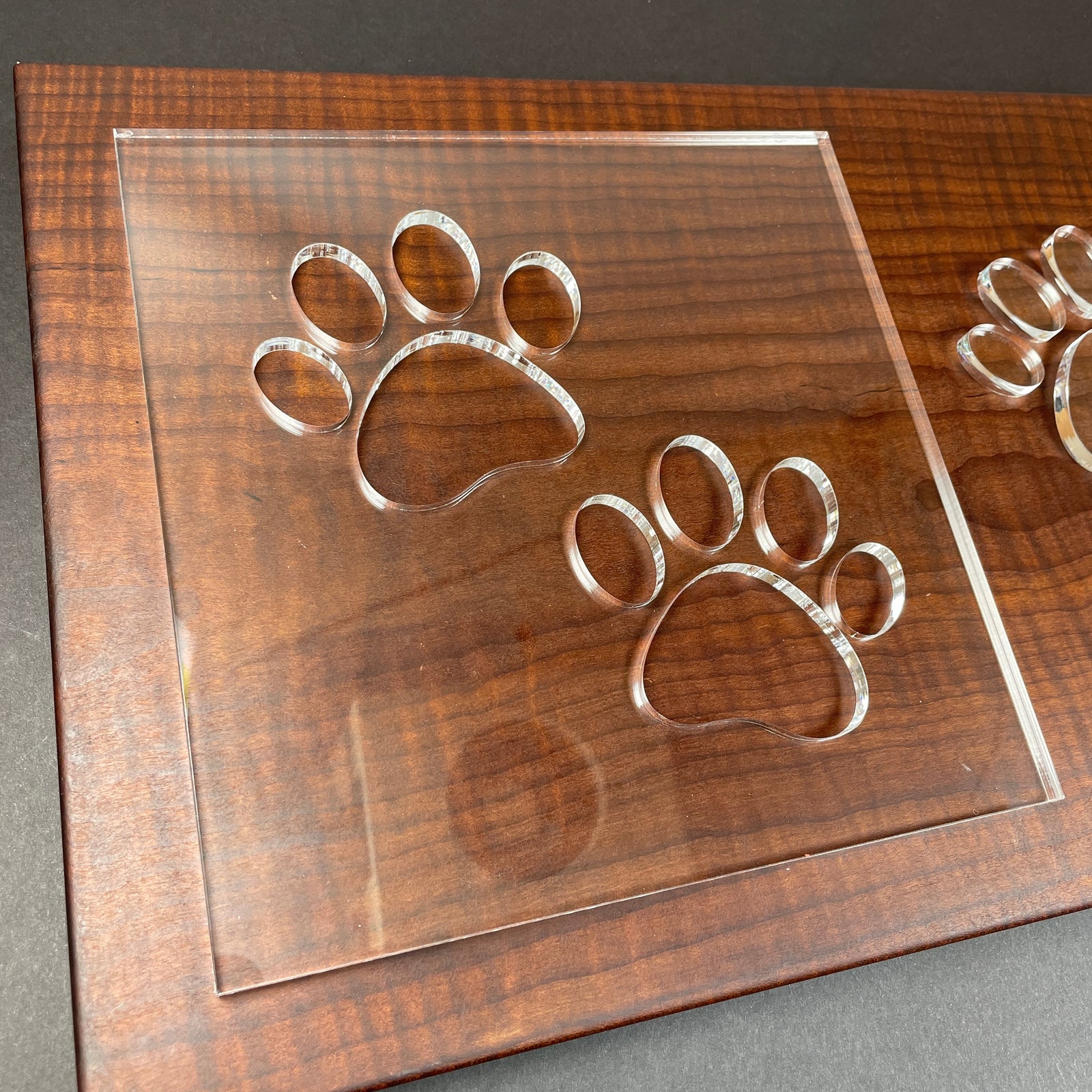Double Paw Prints Router Template