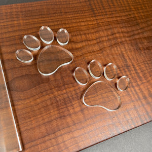 Double Paw Prints Router Template