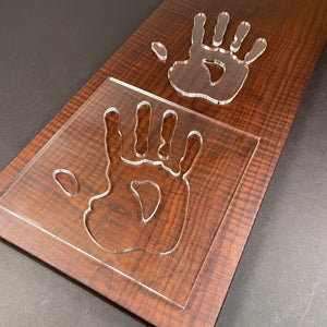 Hand Print Router Template