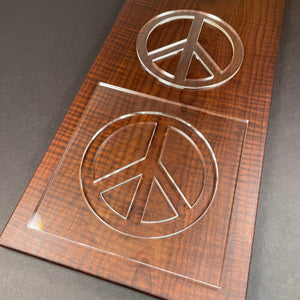 Peace Icon Router Template