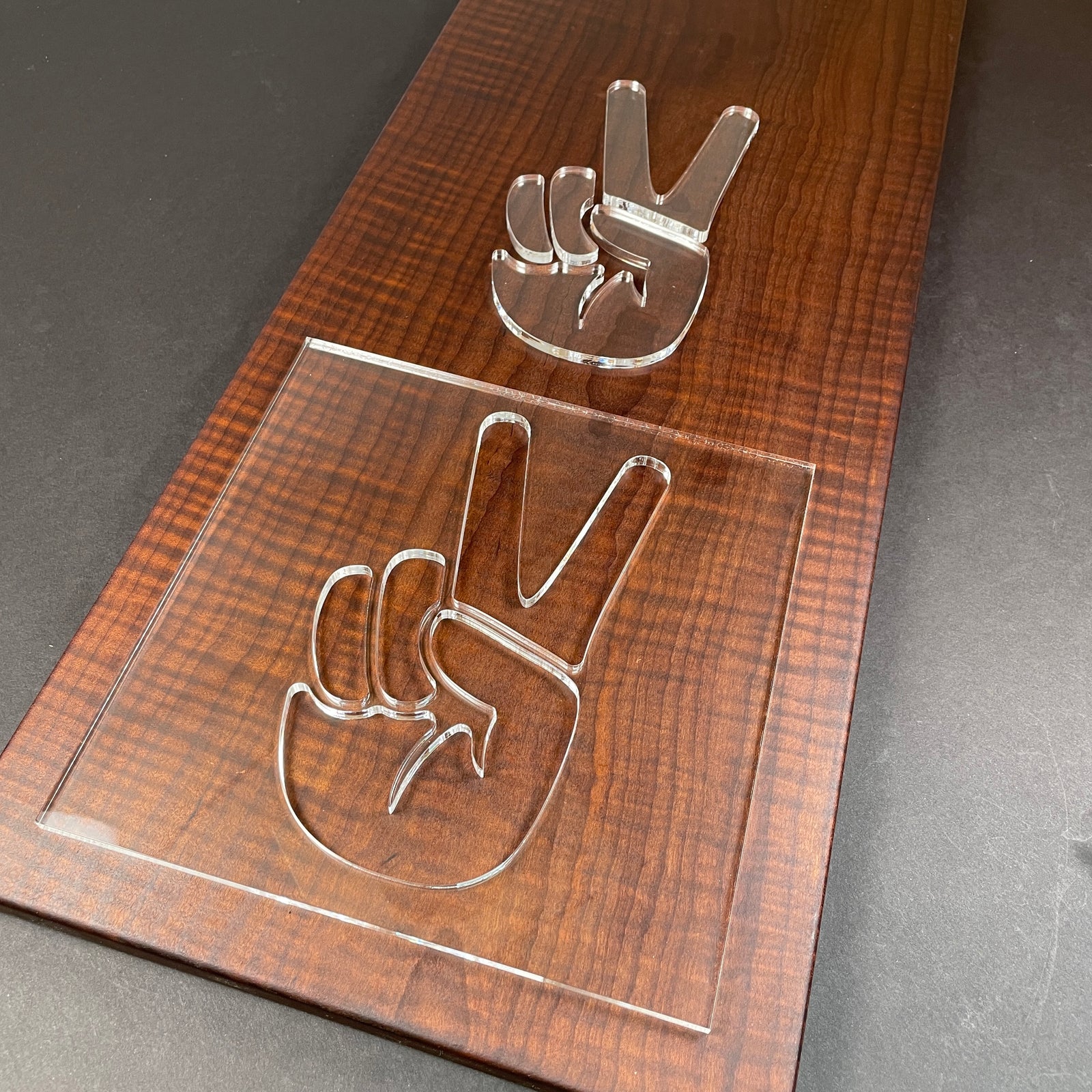 Peace Hand Router Template