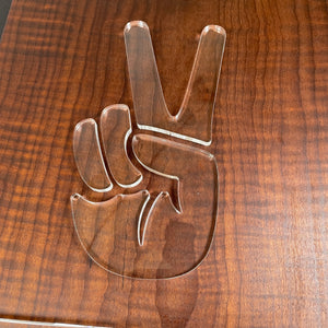 Peace Hand Router Template