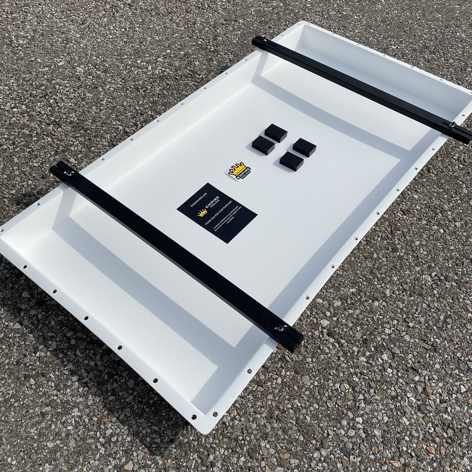 24" x 48" x 3" (Additional Clamps Necessary)