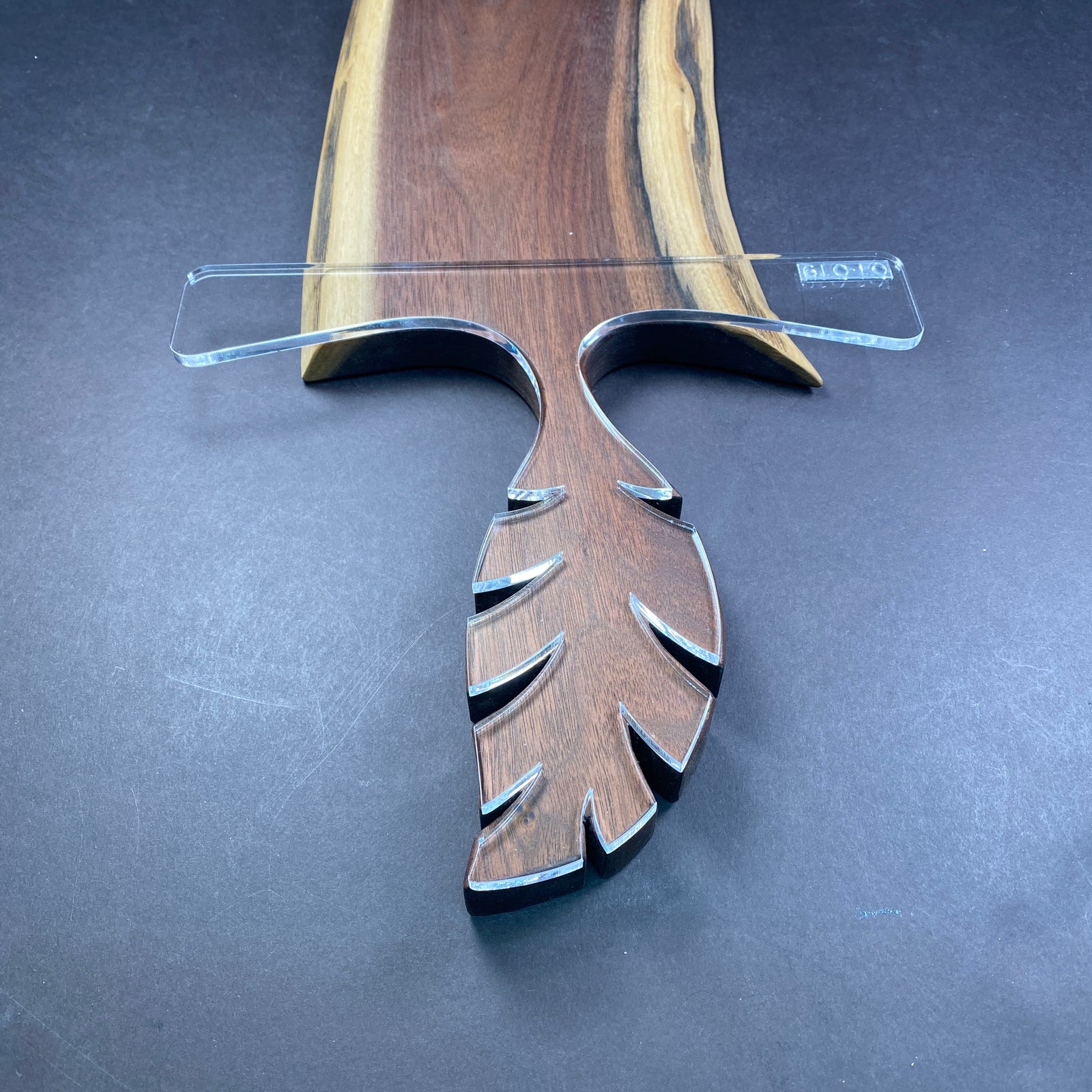 Palm Leaf Handle Charcuterie Board Router Template