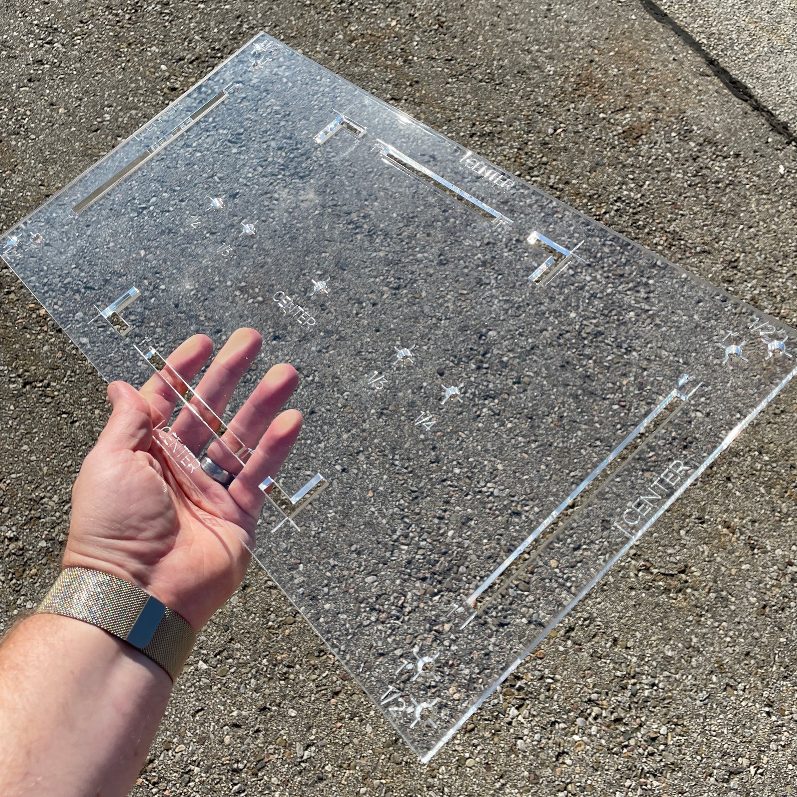 10" by 18" Layout Router Template