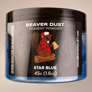 Star Blue Mica Powder