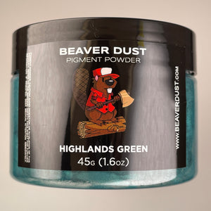 Highlands Green Mica Powder