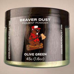 Olive Green Mica Powder
