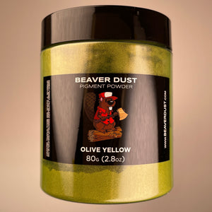 Olive Yellow Mica Powder