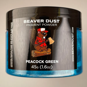 Peacock Green Mica Powder